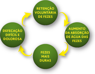 Ciclo da obstipação nas crianças.